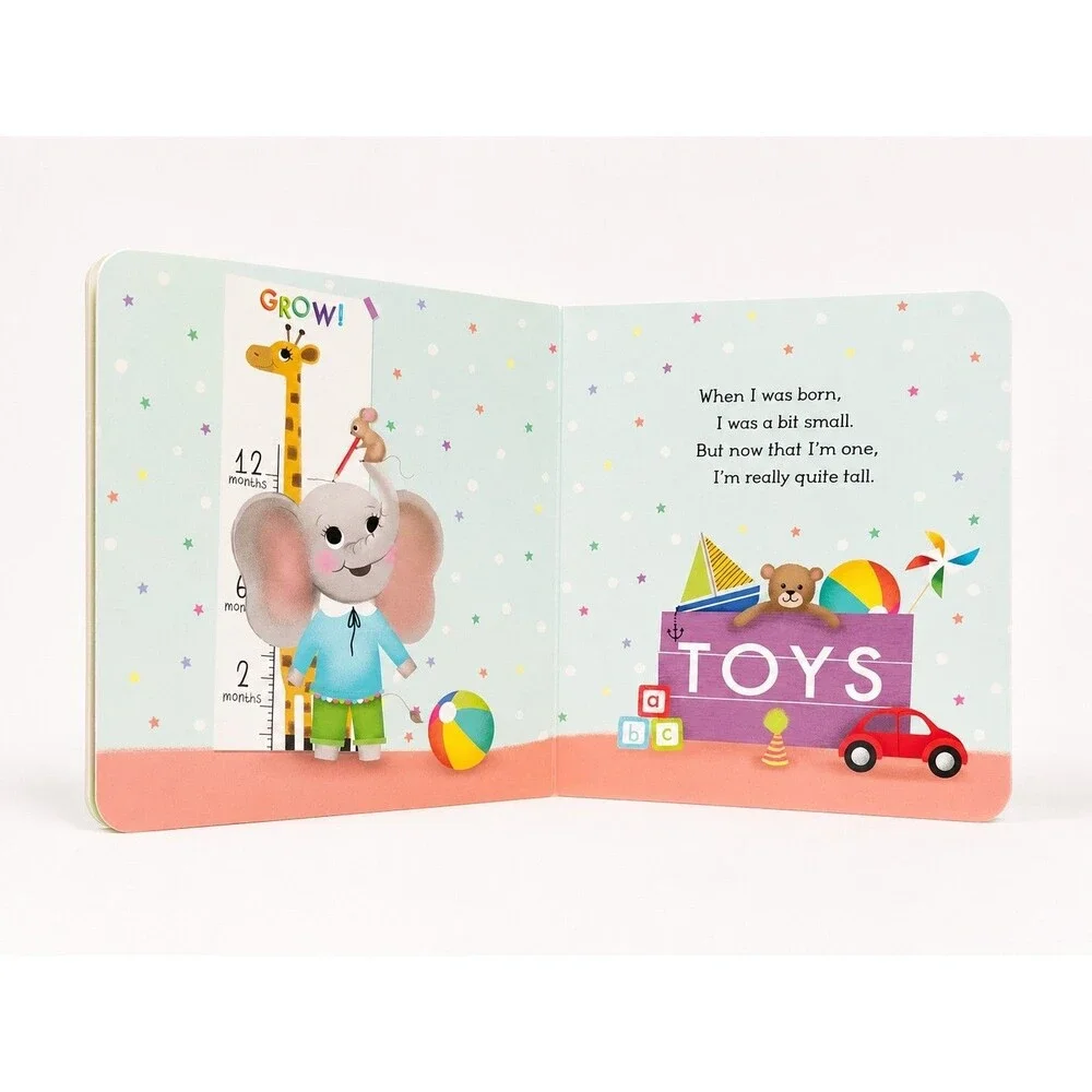 Little Bird Greetings Birthday Card Book Elephant Mouse Stars Foil Envelope